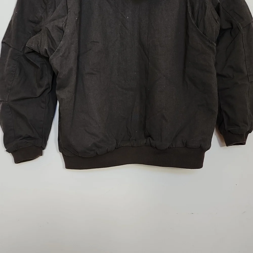 Lee The Worrwear Bomber Jacket Sherpa Lined Brown Size XXL